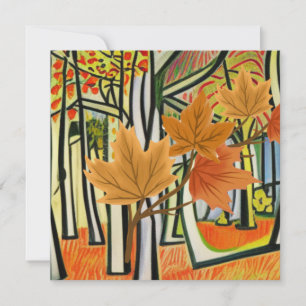 Phantastischer Herbst Feiertagskarte