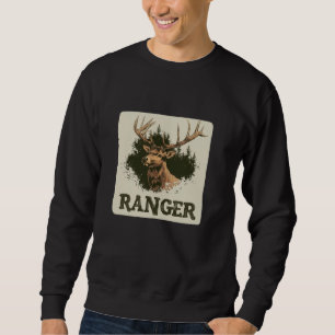 Phantastischer Hirschbuck mit Ranger-Anweisung Kos Sweatshirt