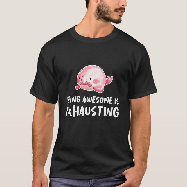 Phantastischer Hummelfisch ist das Ausatmen von la T-Shirt (Vorderseite)