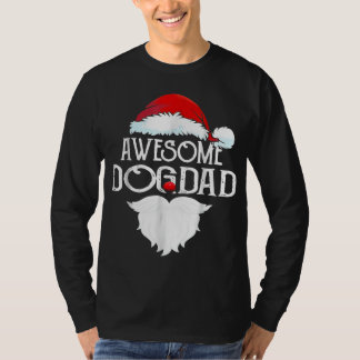 Phantastischer Hund Vater Weihnachten Weihnachtsma T-Shirt
