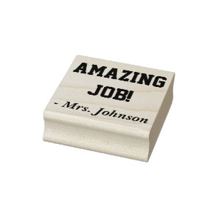 "PHANTASTISCHER JOB!" Bestätigung Rubber-Briefmark Gummistempel