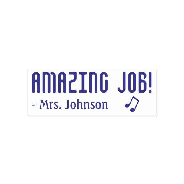 "PHANTASTISCHER JOB!" Erzieherin Rubber Briefmarke Permastempel (Design)