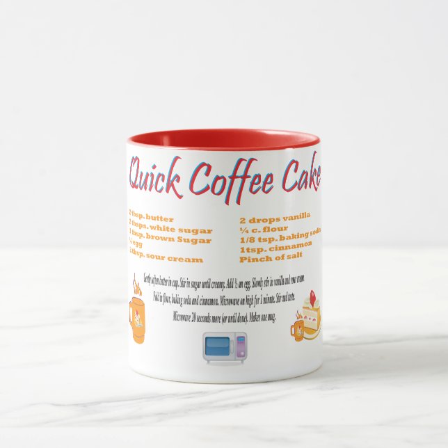 Phantastischer Kaffee Kuchen Funny Recii Tasse (Zentrum)