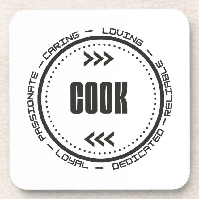 Phantastischer Koch Getränkeuntersetzer (Vorderseite)