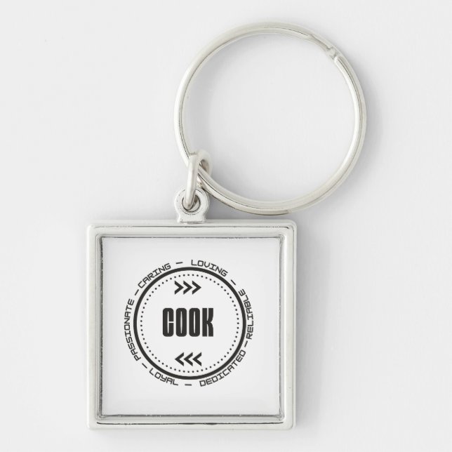 Phantastischer Koch Schlüsselanhänger (Vorne)