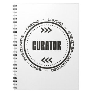 Phantastischer Kurator Notizblock