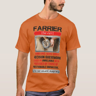 Phantastischer Landwirt, der einen Präzisionsratge T-Shirt