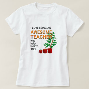 Phantastischer Lehrer hilft Kindern zu wachsen T-Shirt