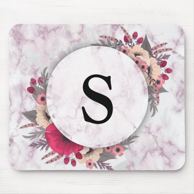 Phantastischer Marmor mit modernem Mauspad (Vorne)