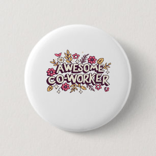 Phantastischer Mitarbeiter, Kollege, Geschenk, Bes Button