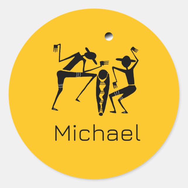 Phantastischer Mondlicht Runder Aufkleber (Vorderseite)