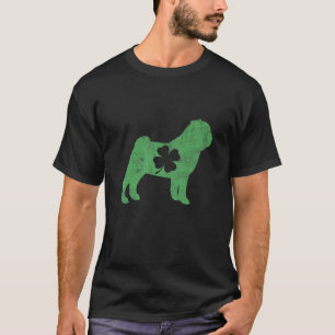 Phantastischer Mops Saint Patrick's Day Hunde Vate T-Shirt