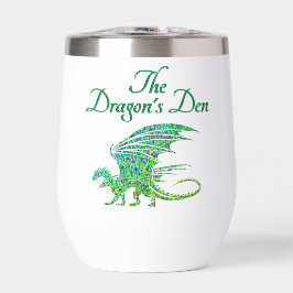 Phantastischer Mosaik Grüner Drache Persönlich