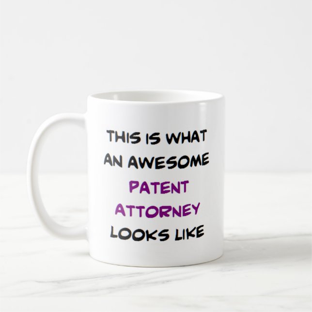 phantastischer Patentanwalt Kaffeetasse (Links)