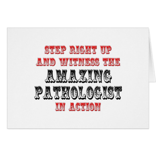 Phantastischer Pathologe in Aktion (Vorderseite (Horizontal))