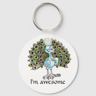 Phantastischer Peacock-Schlüsselanhänger Schlüsselanhänger