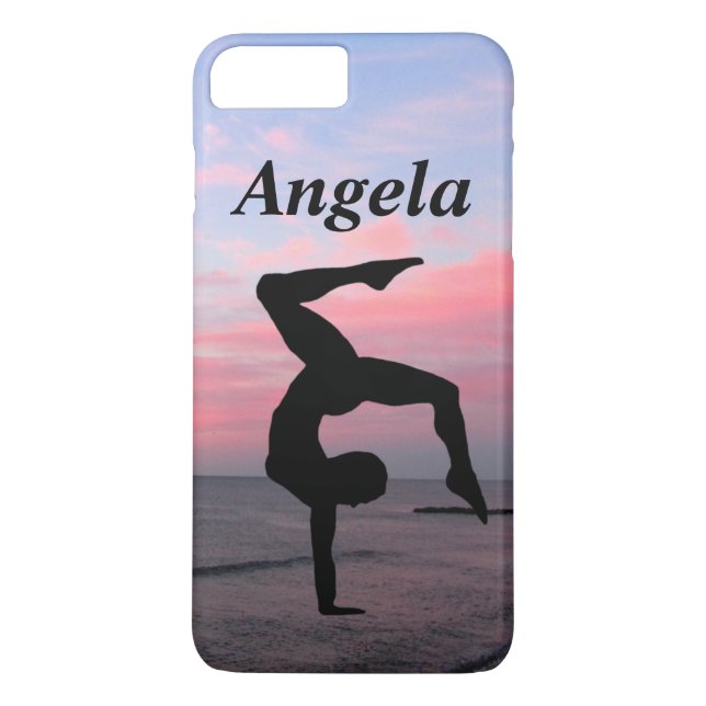 PHANTASTISCHER PERSONALISIERTER GYMNASTICS-FALL Case-Mate iPhone HÜLLE (Rückseite)