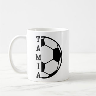 Phantastischer Personalisierter Name Fußball Ball  Kaffeetasse
