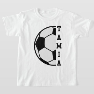 Phantastischer Personalisierter Name Fußball Ball  T-Shirt
