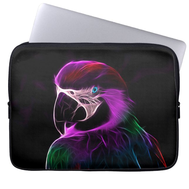 Phantastischer Pflaumensittich Laptopschutzhülle (Vorderseite)