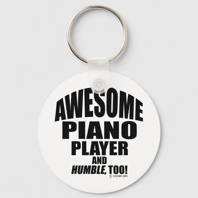 Phantastischer Piano-Player Schlüsselanhänger (Vorderseite)