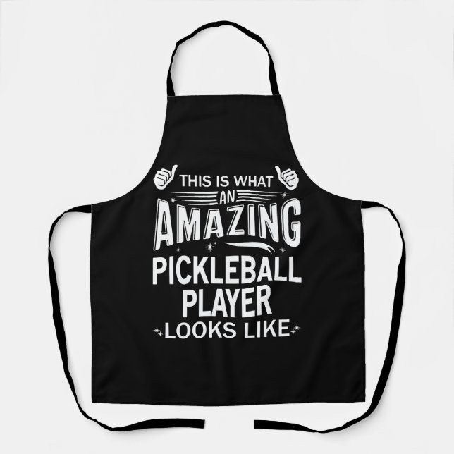 Phantastischer Pickleball-Player Schürze (Vorderseite)
