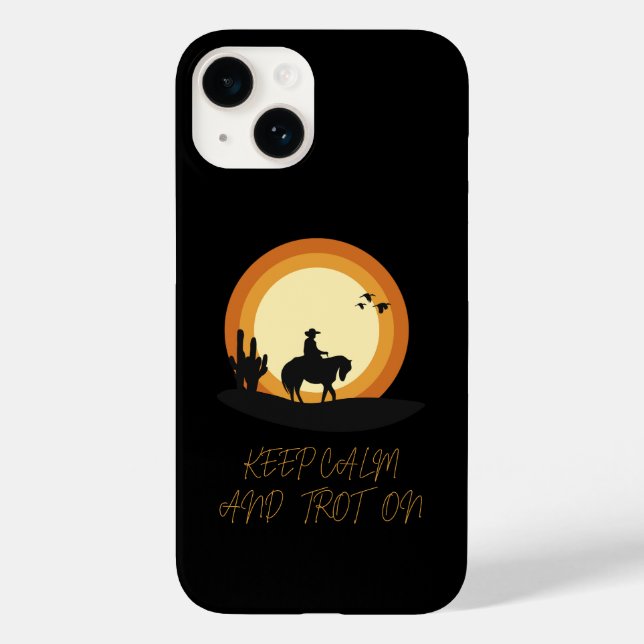 Phantastischer Reitunterricht Case-Mate iPhone 14 Hülle (Rückseite)