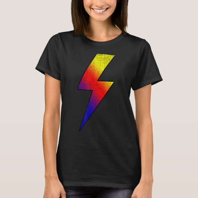 Phantastischer Retro-Front- & Back-COLD-FEUERLight T-Shirt (Vorderseite)