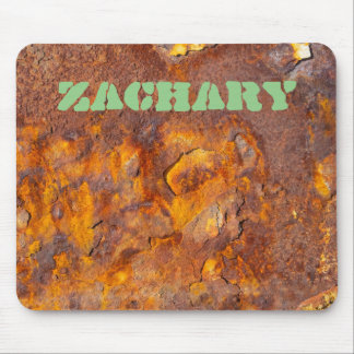 Phantastischer Rusty Iron Individuelle Name Mousepad