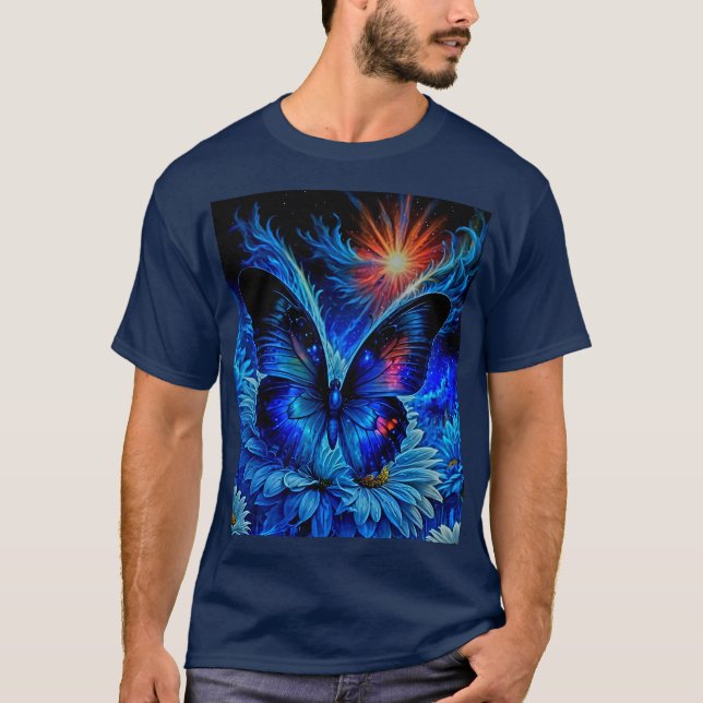 Phantastischer Schmetterling T-Shirt (Vorderseite)