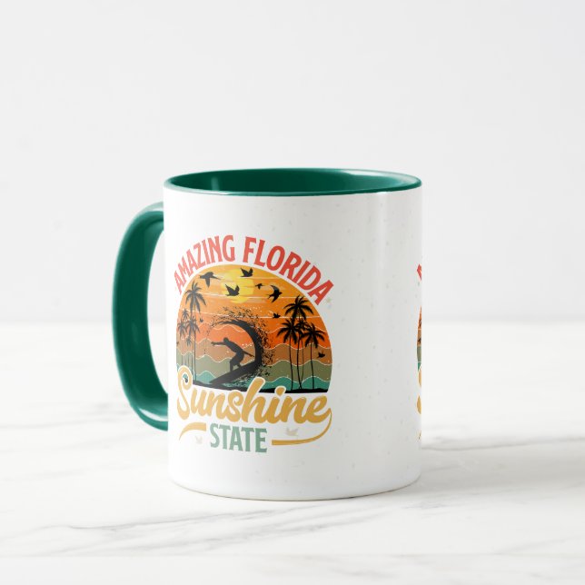 Phantastischer Staat von Florida Tasse (Vorderseite Links)