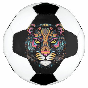 Phantastischer Tigerkopf Fußball