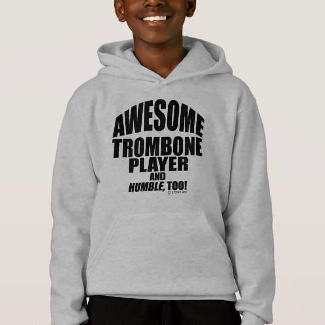 Phantastischer Trombone-Player Hoodie (Vorderseite)