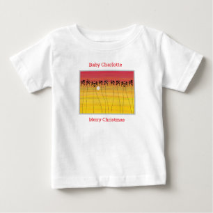 Phantastischer tropischer Sonnenuntergang Baby T-shirt