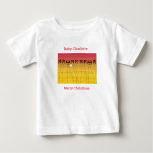 Phantastischer tropischer Sonnenuntergang Baby T-shirt