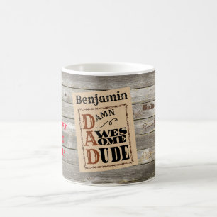 Phantastischer Typ Western ThemenIndividuelle Name Kaffeetasse