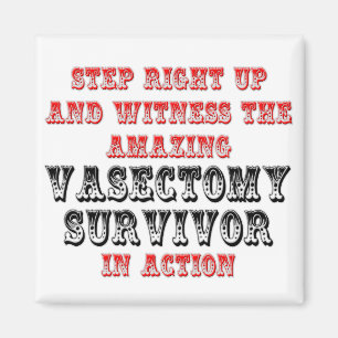 Phantastischer Vasektomie-Survivor in Aktion Magnet
