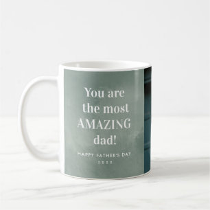 Phantastischer Vater Foto Vatertag Kaffeetasse
