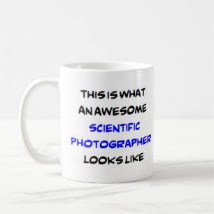 phantastischer wissenschaftlicher Fotograf Kaffeetasse