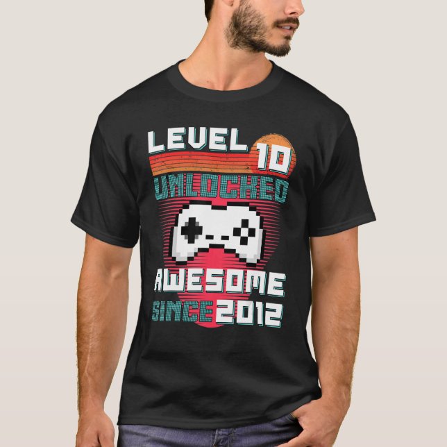 Phantastisches 2012, Level 10, ungesichertes Video T-Shirt (Vorderseite)