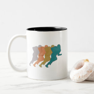 Phantastisches amerikanisches Fußballspiel Zweifarbige Tasse
