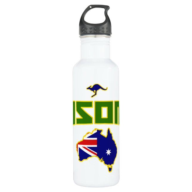 Phantastisches Australien Edelstahlflasche (Vorderseite)