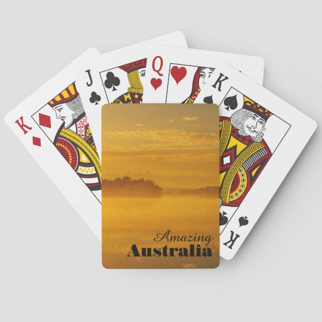 Phantastisches Australien Spielkarten (Rückseite)