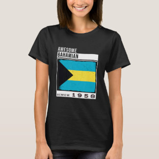 Phantastisches Bahamian Seit 1958 Bahamian 64. Bir T-Shirt