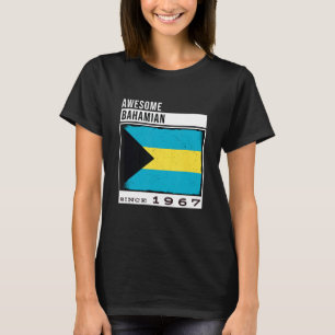 Phantastisches Bahamian Seit 1967 Bahamian 55. Bir T-Shirt