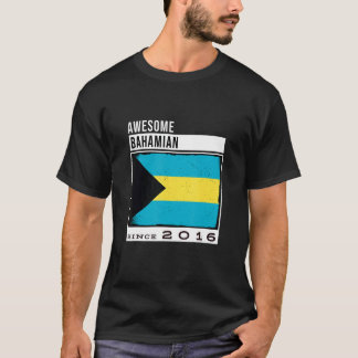 Phantastisches Bahamian Seit 2016 Bahamian 6. Gebu T-Shirt