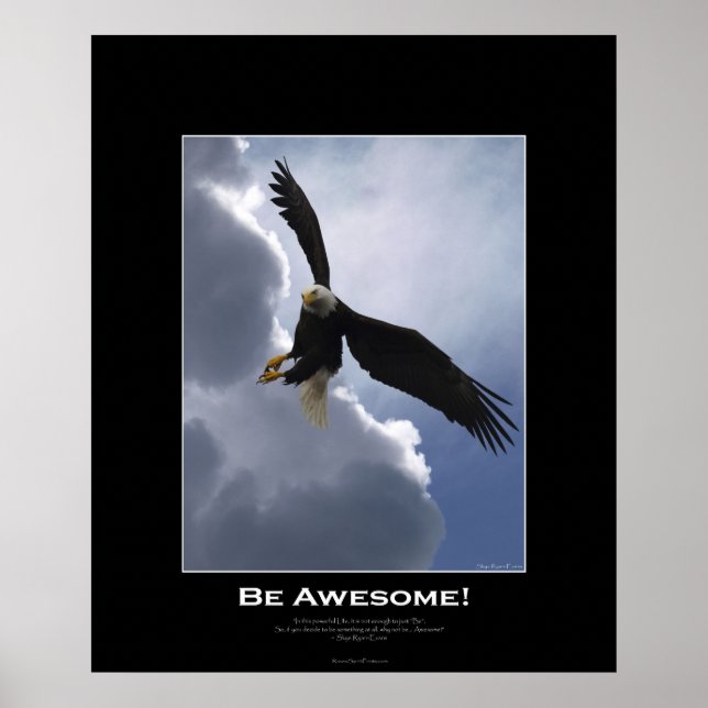 PHANTASTISCHES Bald Adler Motivierend Poster (Vorne)