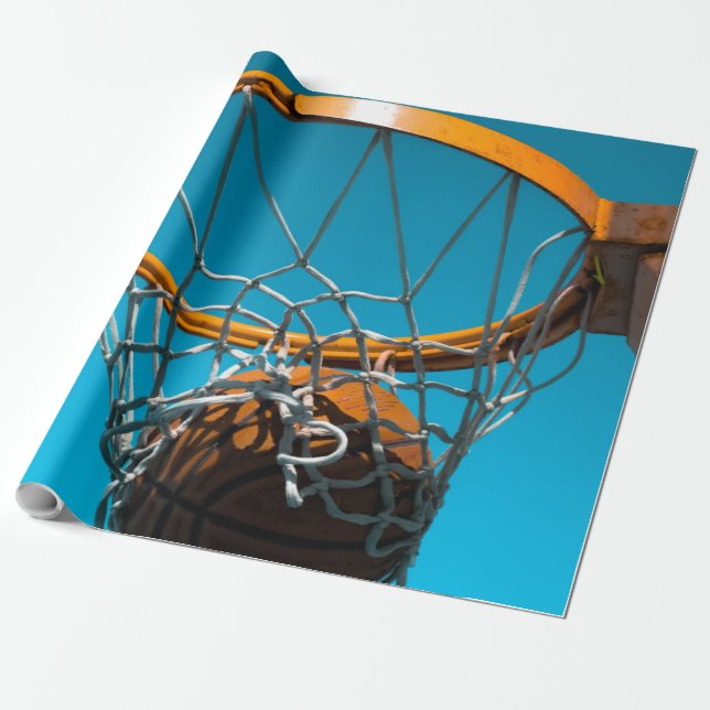 Phantastisches Basketballdesign Geschenkpapier (Ungerollt)