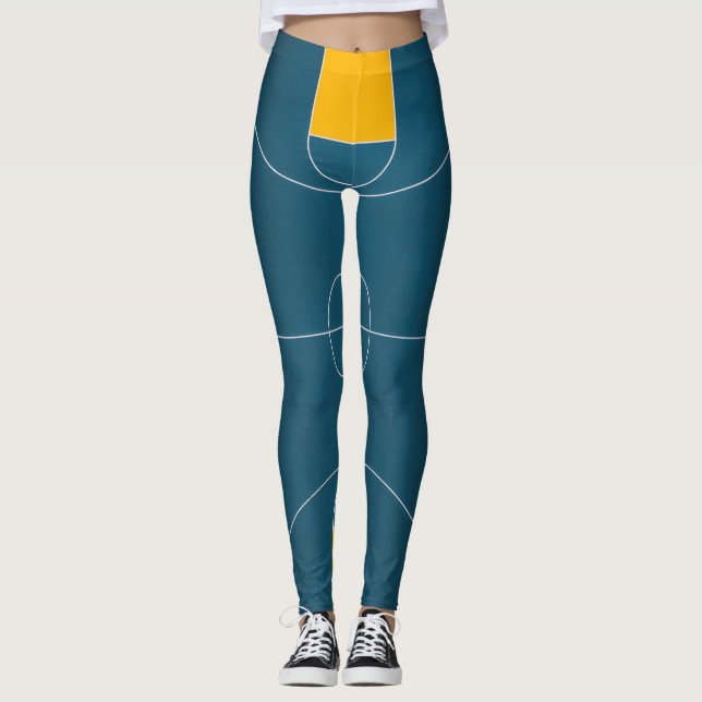 Phantastisches Basketballdesign Leggings (Vorderseite)