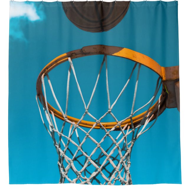 Phantastisches Basketballgeschenk Duschvorhang (Vorderseite)